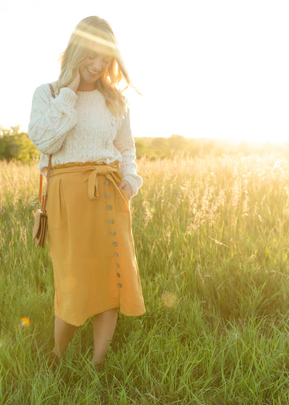 Pullover Chenille Pom Detail Sweater Tops