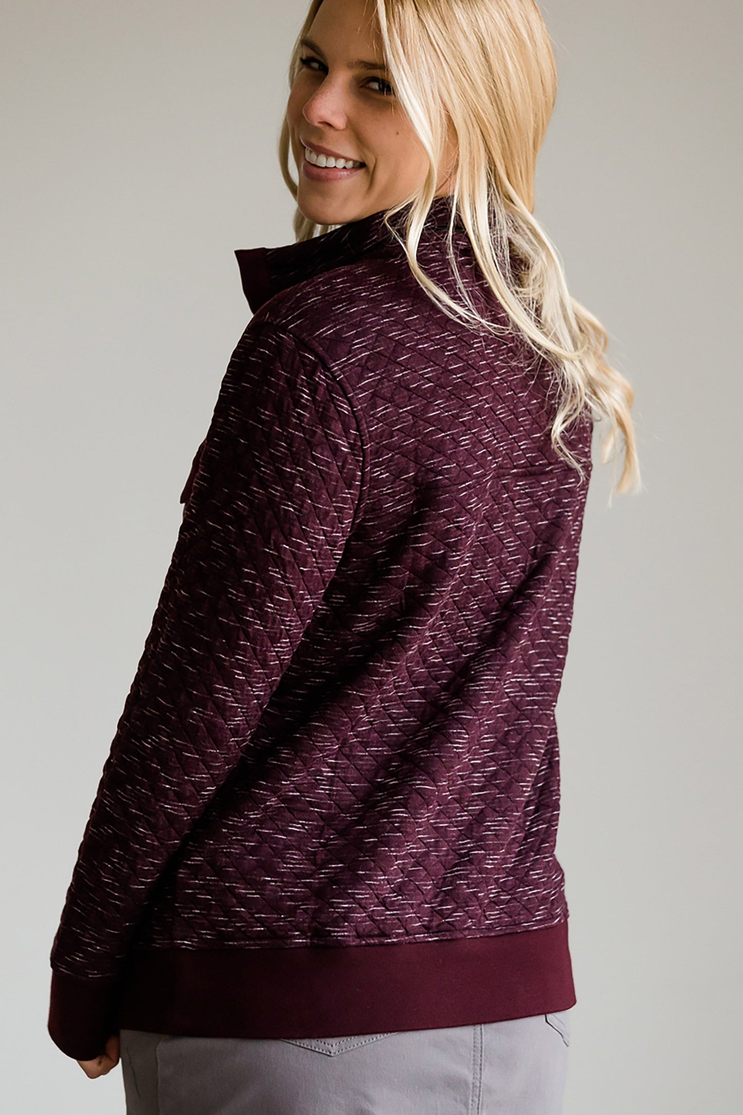 Quilted Pullover Pocket Sweater - FINAL SALE Tops