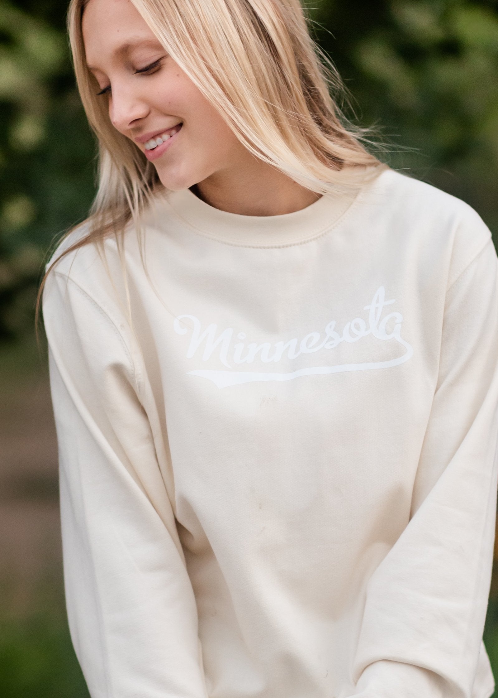 Retro Script Minnesota Crewneck Tops LCC Apparel