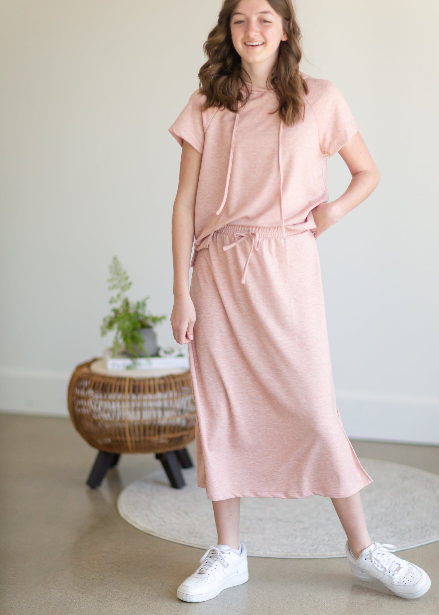 Rose French Terry Knit Skirt - FINAL SALE Skirts