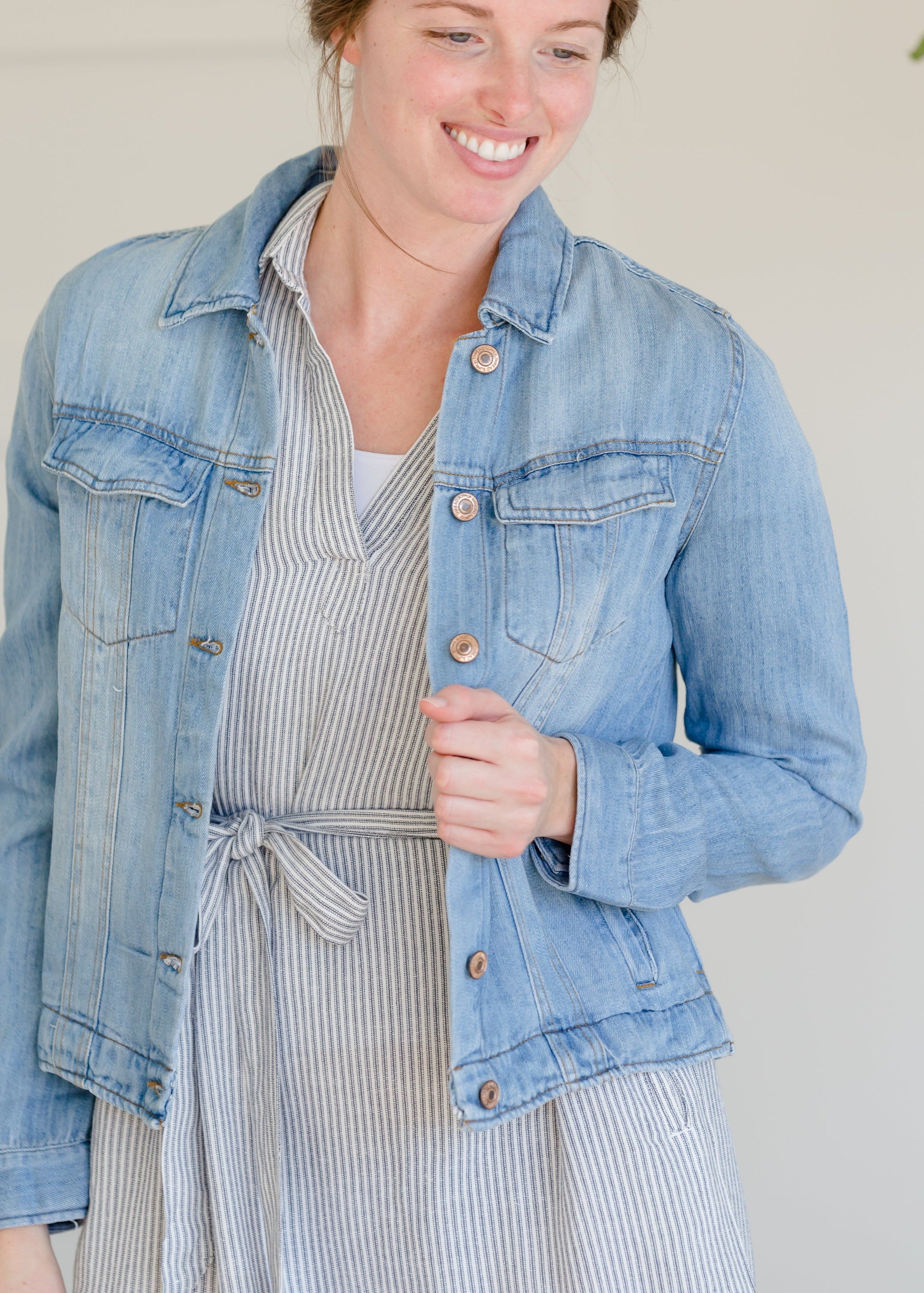 Sandblast Soft Denim Premium Jean Jacket Layering Essentials