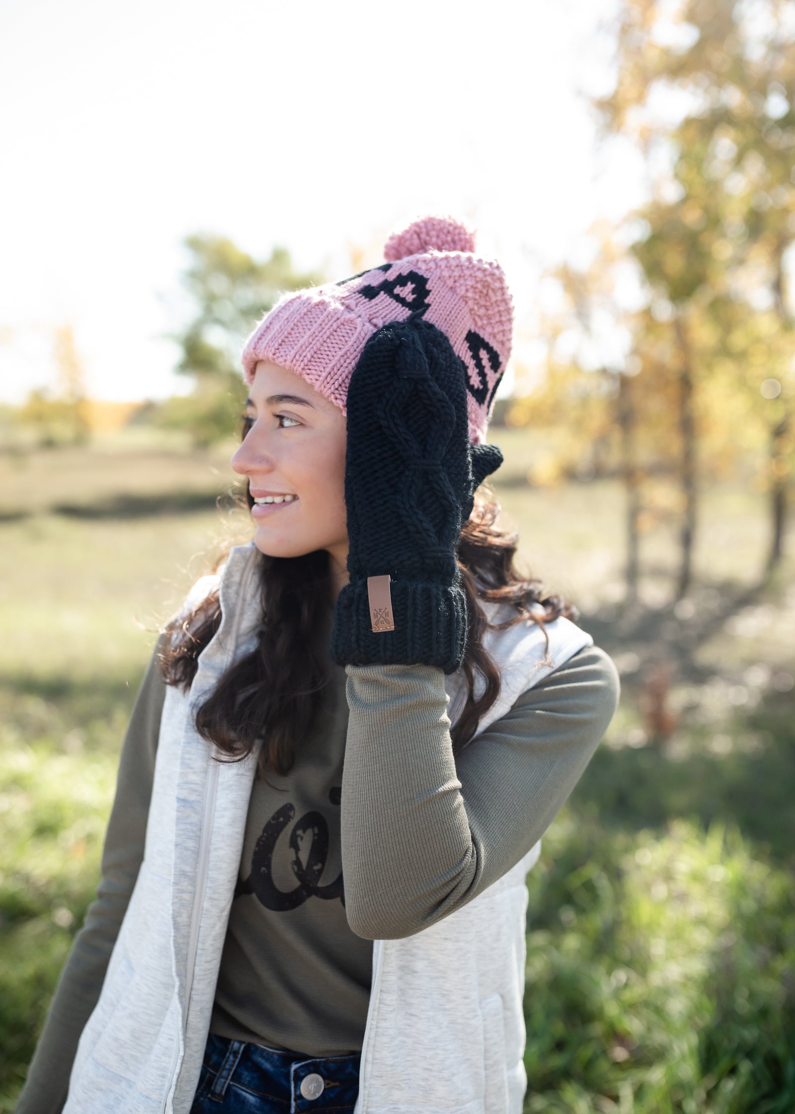 Sota' Pink Pom Beanie Accessories