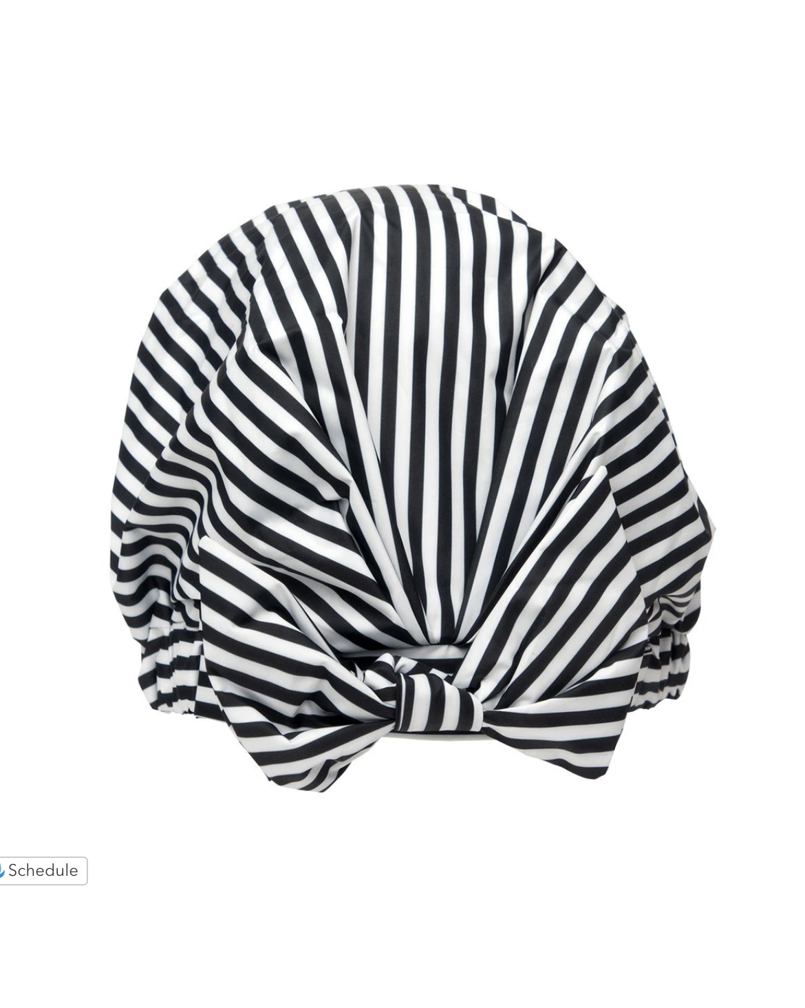 Striped Luxe Shower Cap Accessories Kitsch