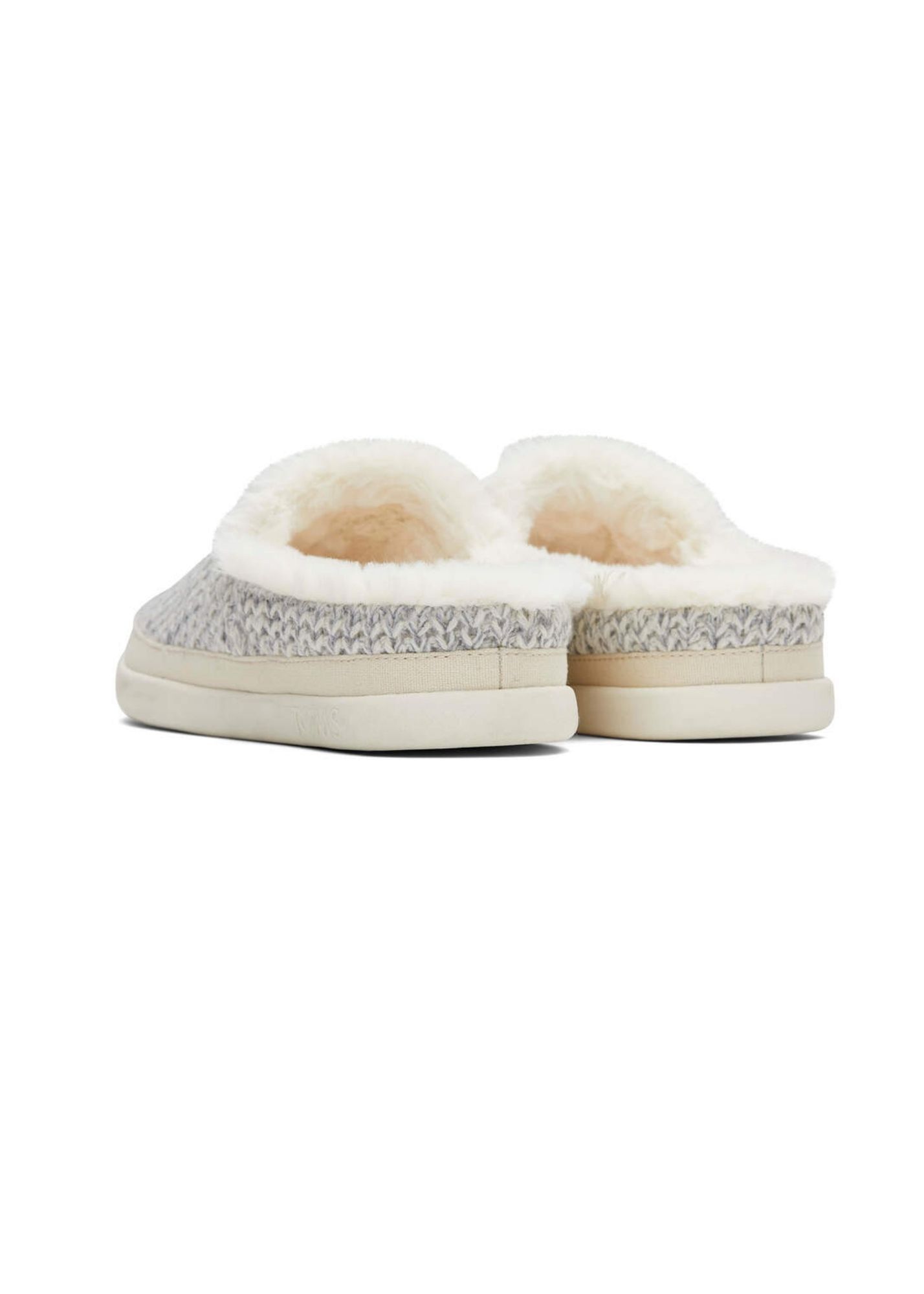 Toms® Gray Sweater Knit Slipper Shoes TOMS