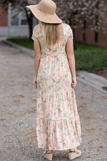 V-Neck Floral Maxi Dress - FINAL SALE Dresses